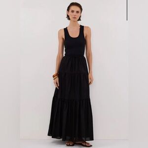BNWT DISSH Tiered Maxi Skirt, 100% Linen and Lined